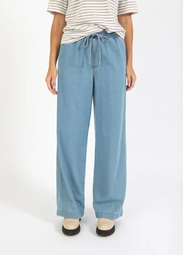 CC Heart Bukser Blue Denim - Image 6