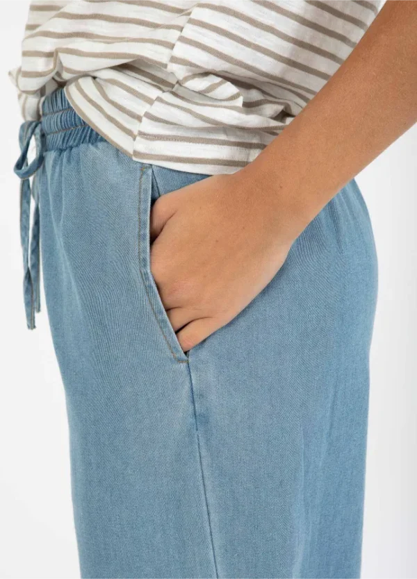 CC Heart Bukser Blue Denim - Image 7